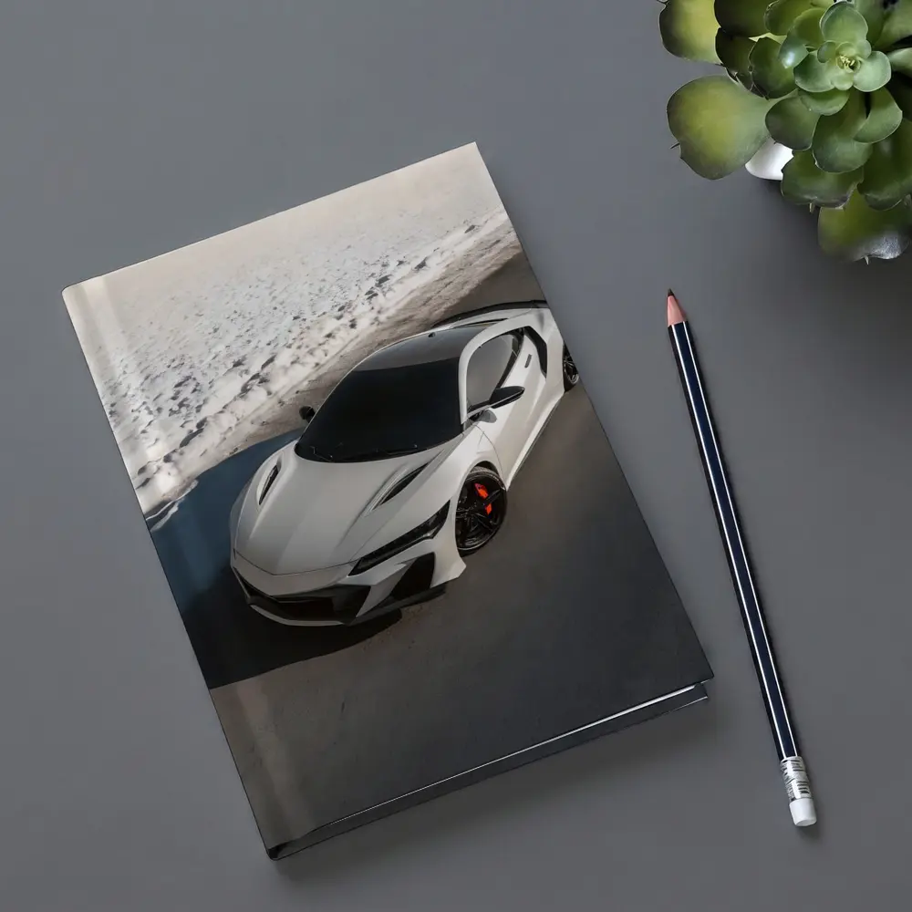 Acura NSX Type S White Snow Road – Notebooks
