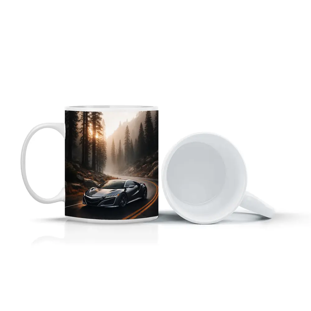 Acura NSX on Misty Forest Road – Mugs