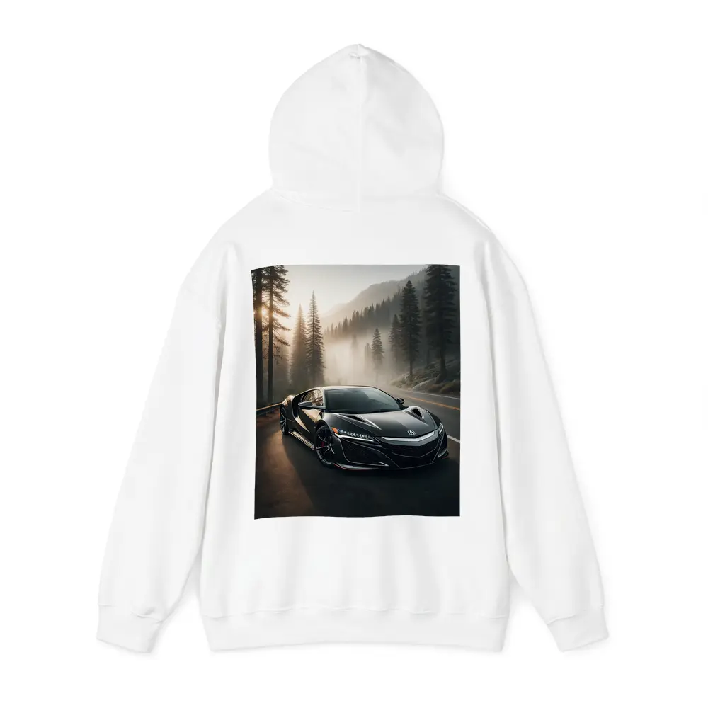 Acura NSX Black Sports Car Misty Forest – Hoodies