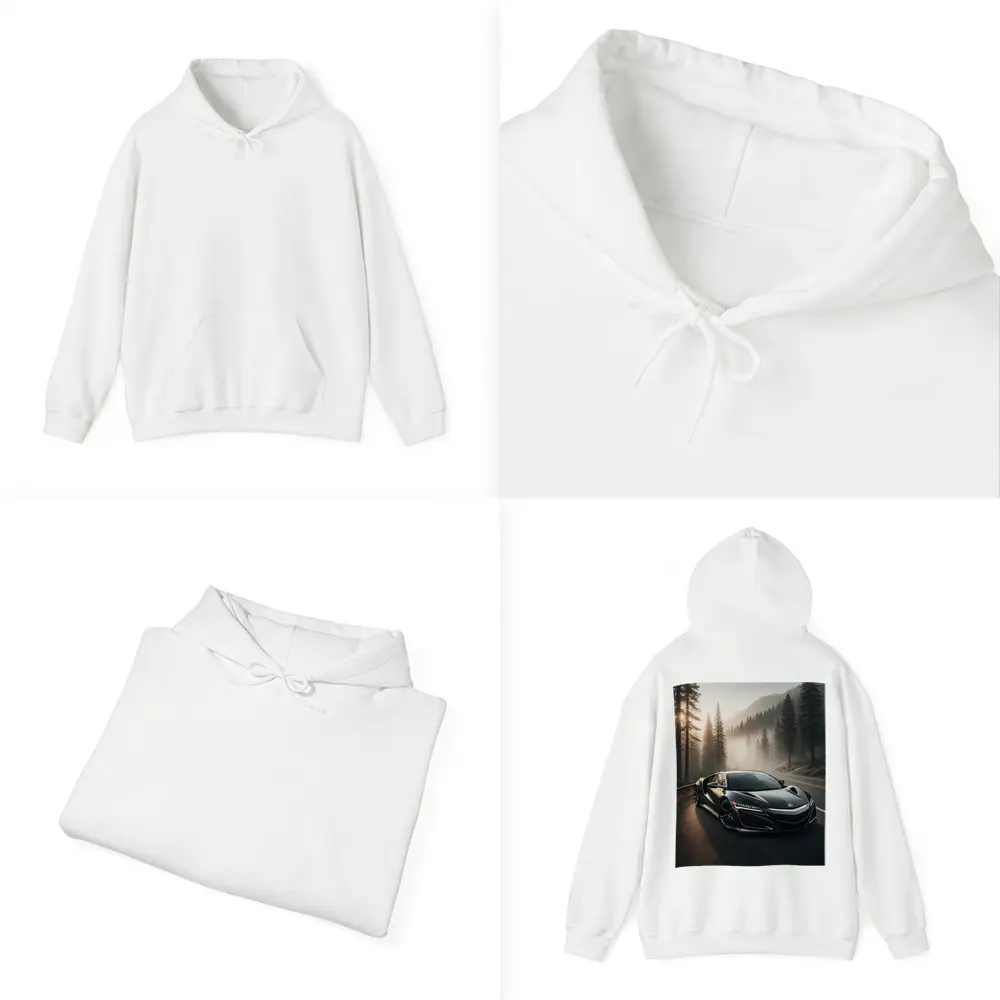 Acura NSX Black Sports Car Misty Forest – Hoodies