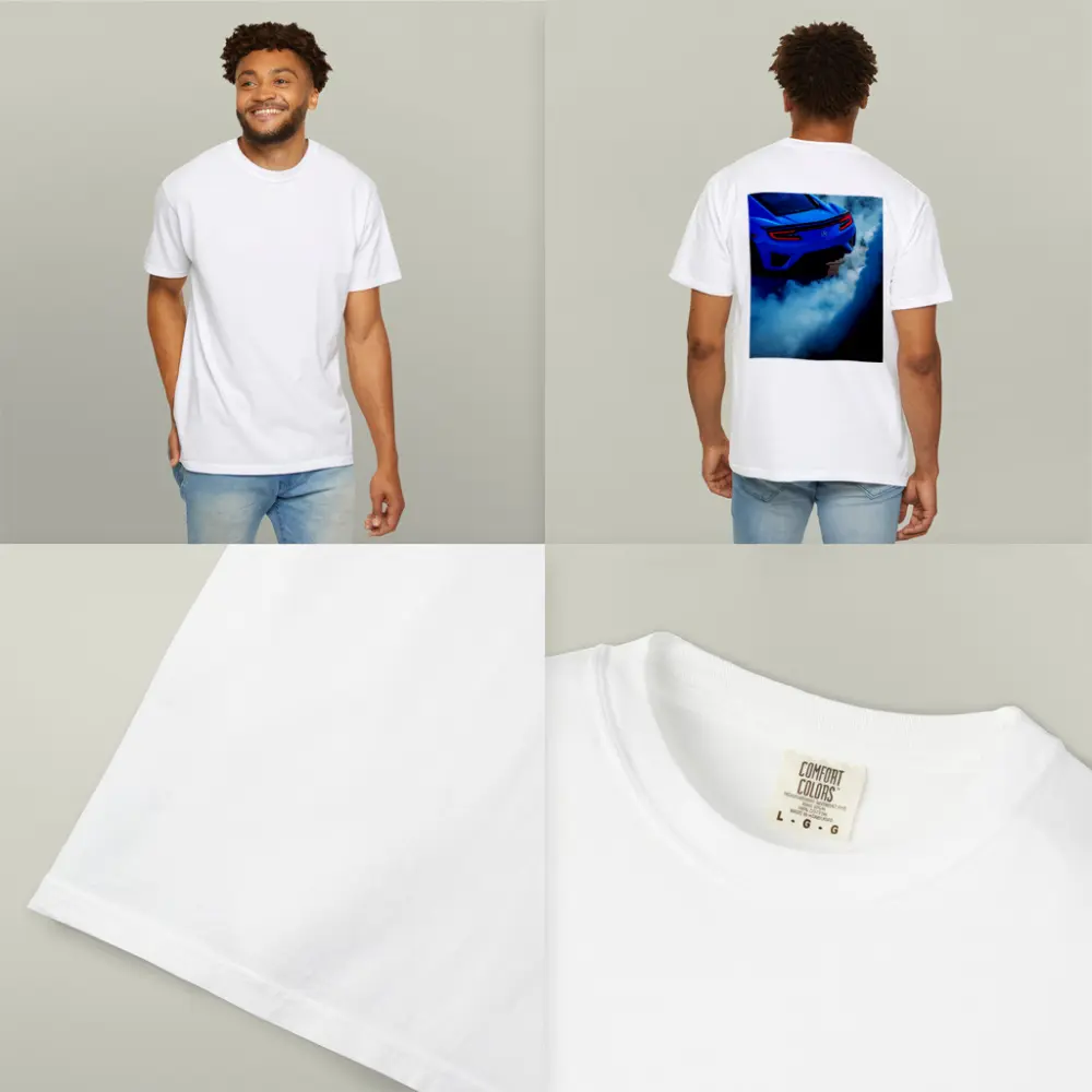 Acura NSX Blue Supercar Burnout Smoke – T-Shirts