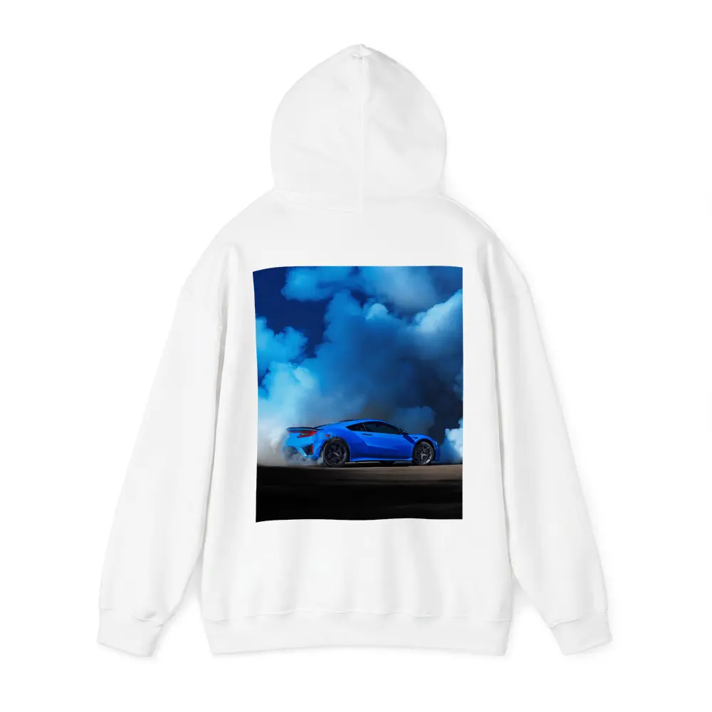 Acura NSX Blue Smoke Track Burnout – Hoodies