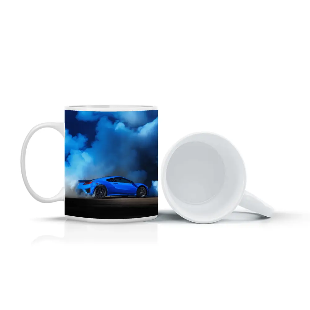 Acura NSX Blue Smoke Track Burnout – Mugs