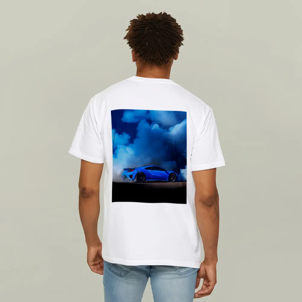 Acura NSX Blue Smoke Track Burnout – T-Shirts