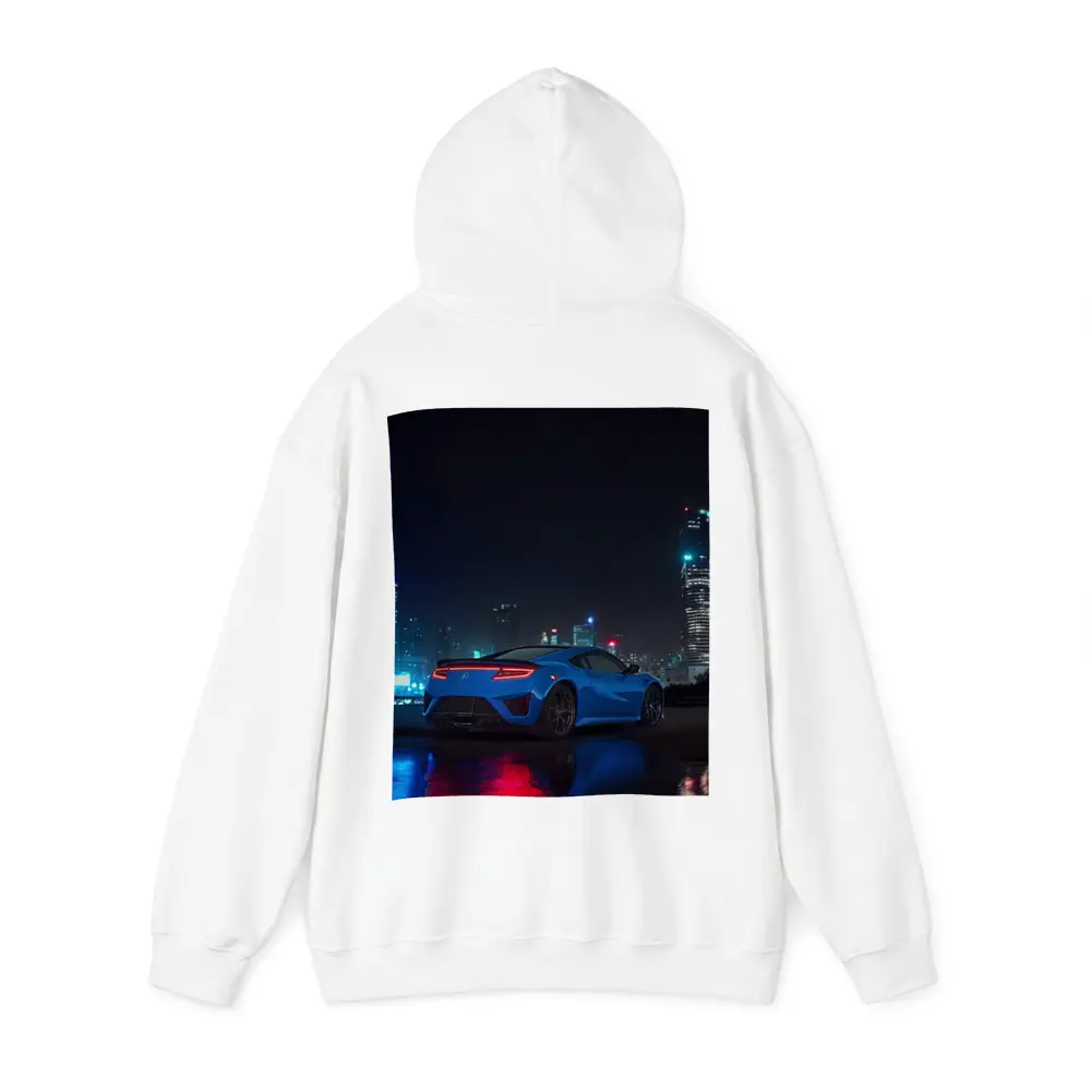 Acura NSX Blue Supercar Night City – Hoodies