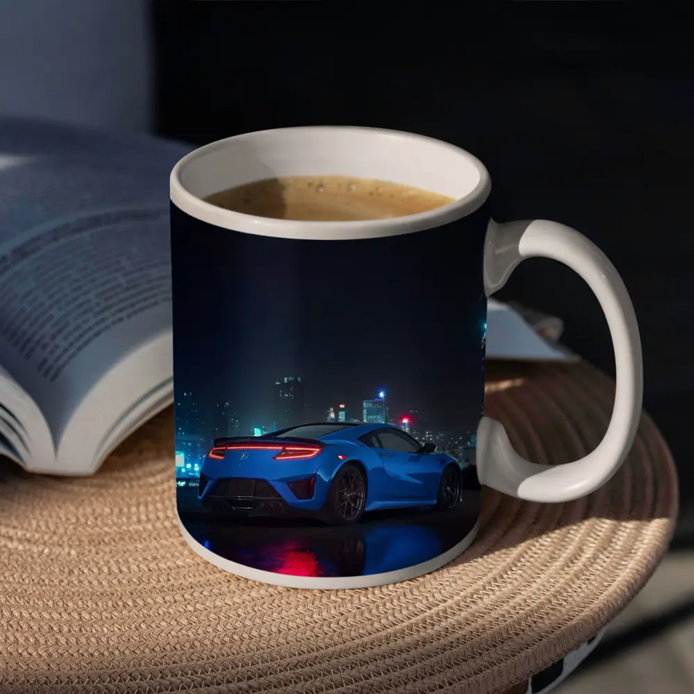 Acura NSX Blue Supercar Night City – Mugs