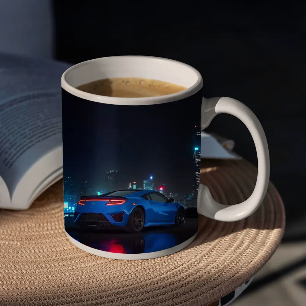Acura NSX Blue Supercar Night City – Mugs