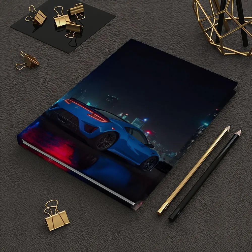 Acura NSX Blue Supercar Night City – Notebooks