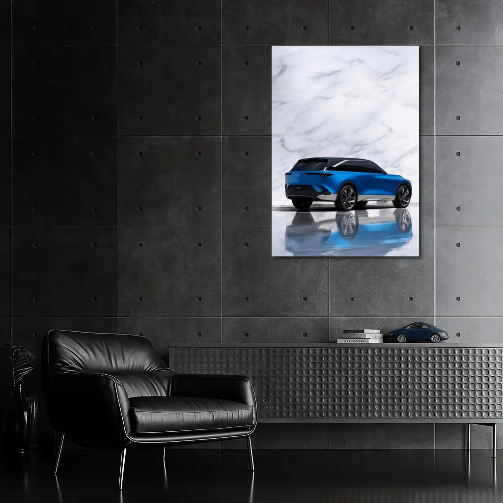 Acura Precision EV Concept Blue Marble – Wall Art