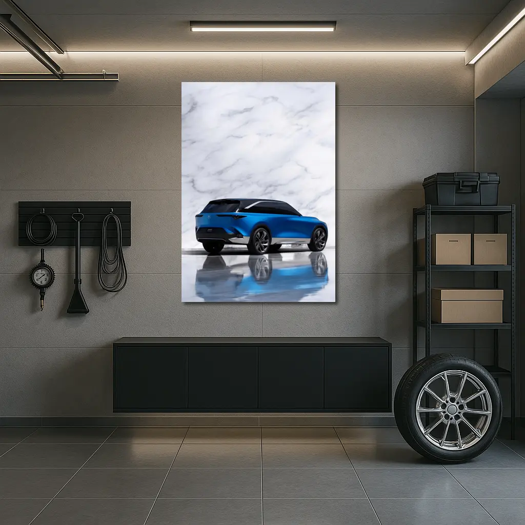 Acura Precision EV Concept Blue Marble – Wall Art