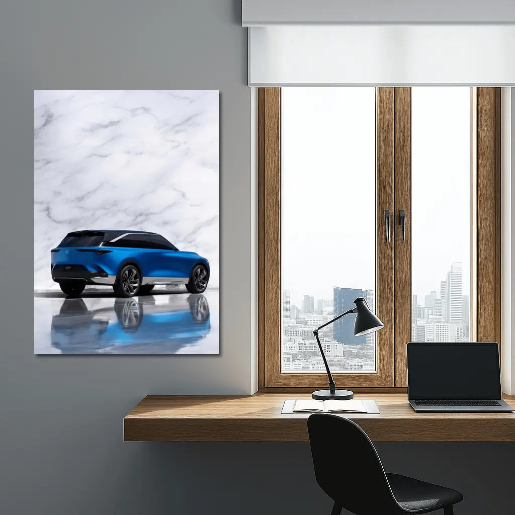 Acura Precision EV Concept Blue Marble – Wall Art