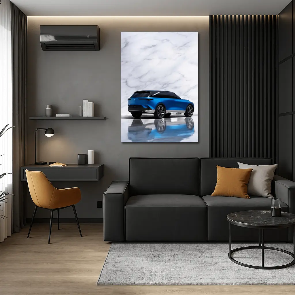 Acura Precision EV Concept Blue Marble – Wall Art