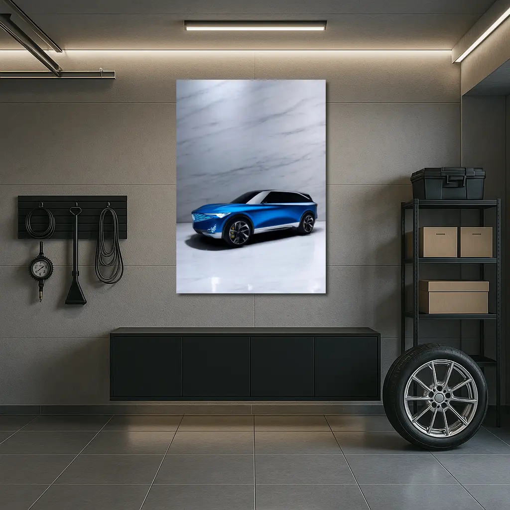 Acura Precision EV Concept Blue Marble Studio – Wall Art