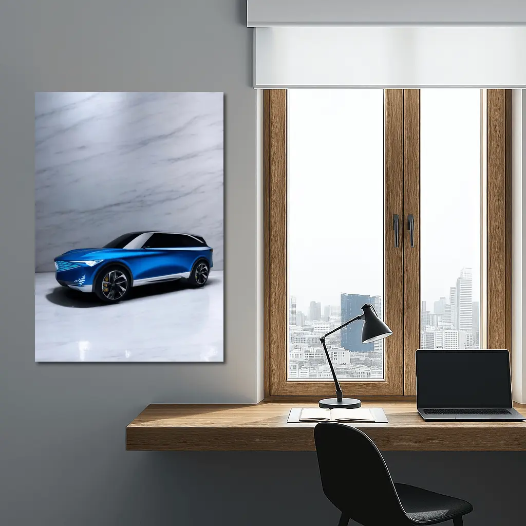 Acura Precision EV Concept Blue Marble Studio – Wall Art