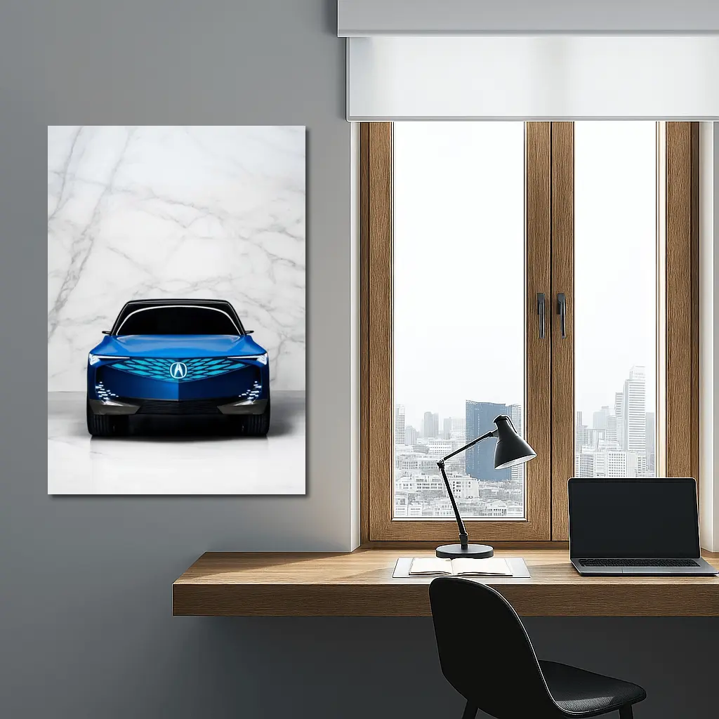 Acura Precision EV Concept Blue Marble Studio – Wall Art