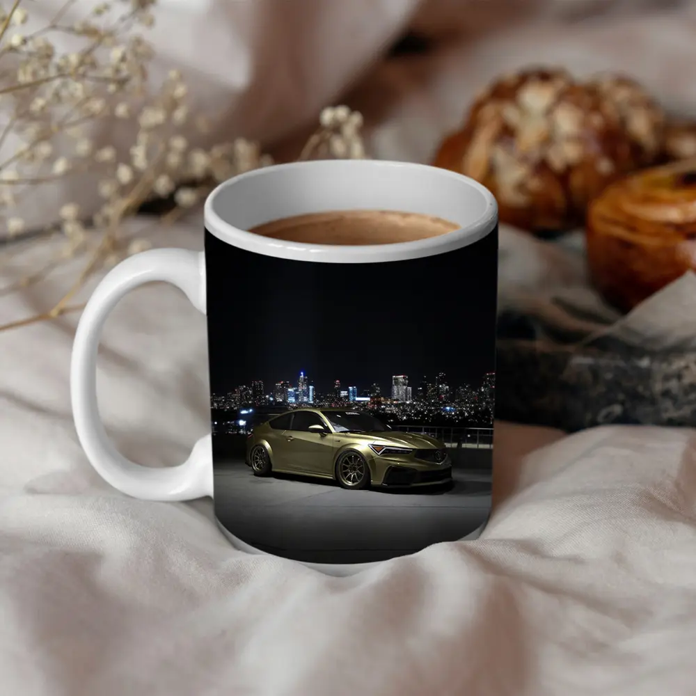 Acura RDX Night City Skyline Gold – Mugs