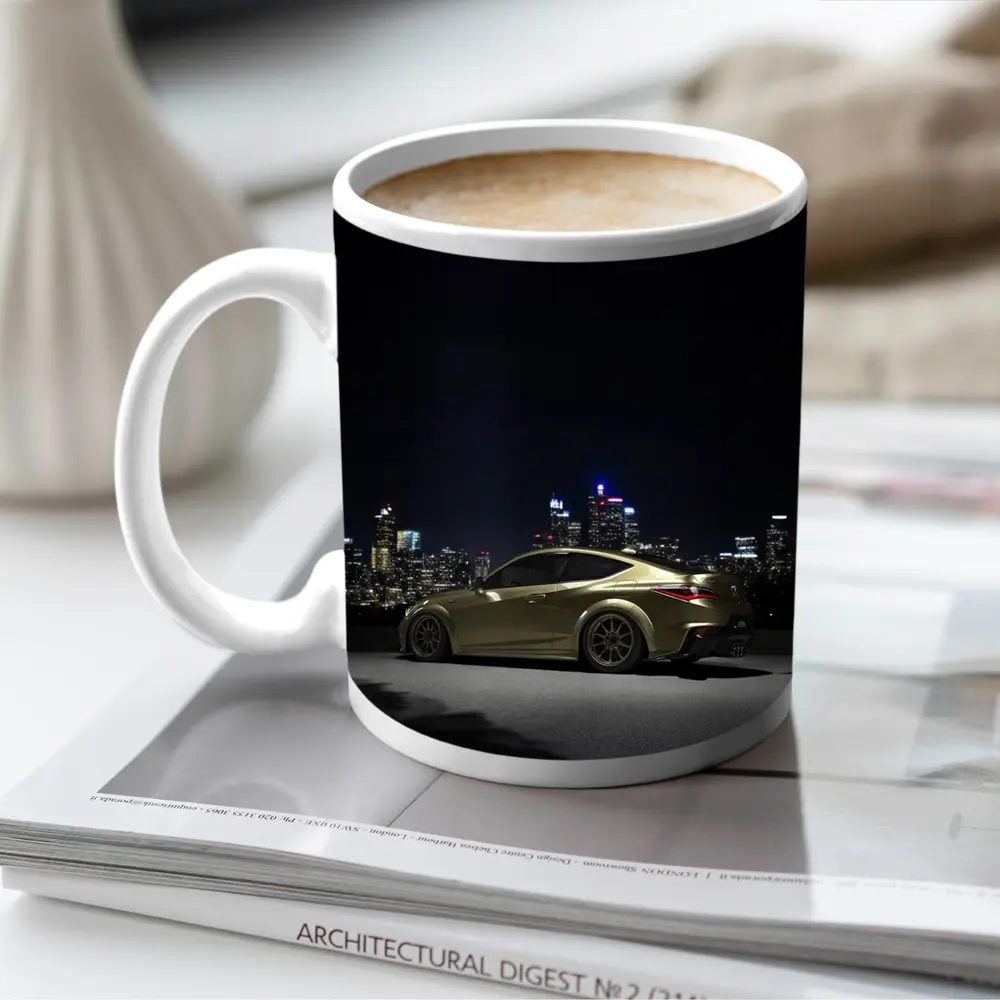 Lexus RC City Night Skyline Gold – Mugs