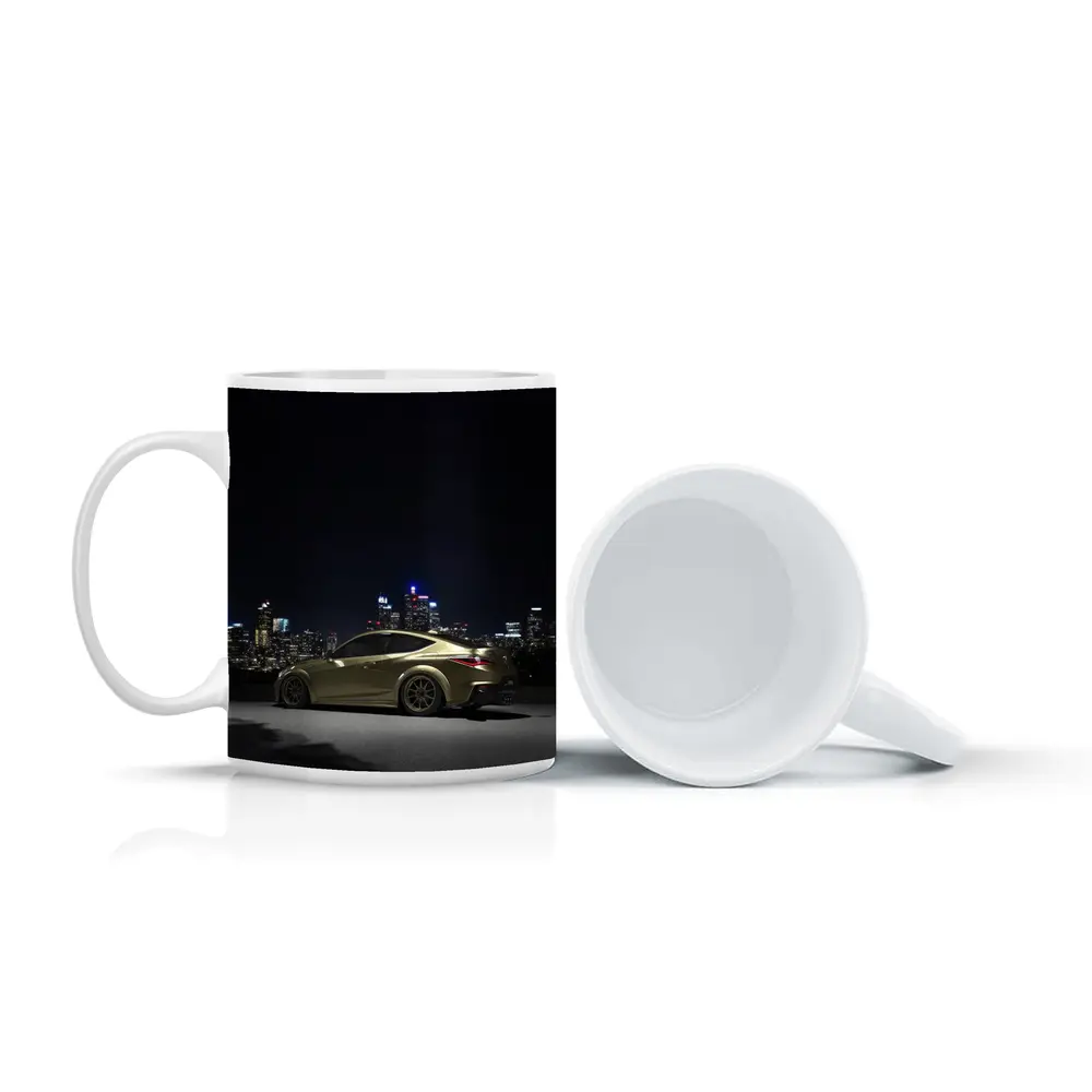 Lexus RC City Night Skyline Gold – Mugs