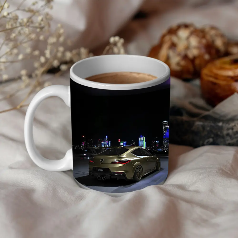 Acura RDX Night City Skyline Gold – Mugs