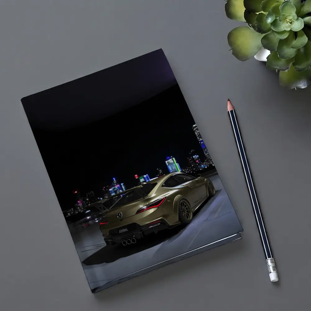 Acura RDX Night City Skyline Gold – Notebooks