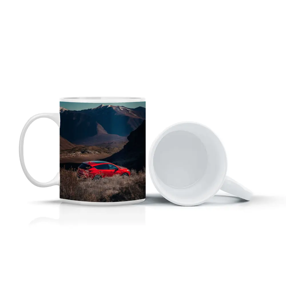 Acura RDX Red SUV Mountain Landscape – Mugs