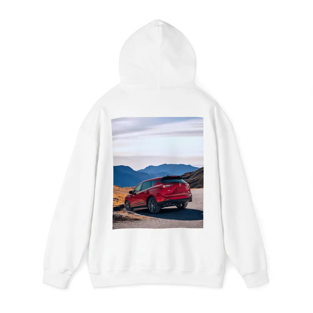 Acura RDX Red SUV Mountain Road – Hoodies