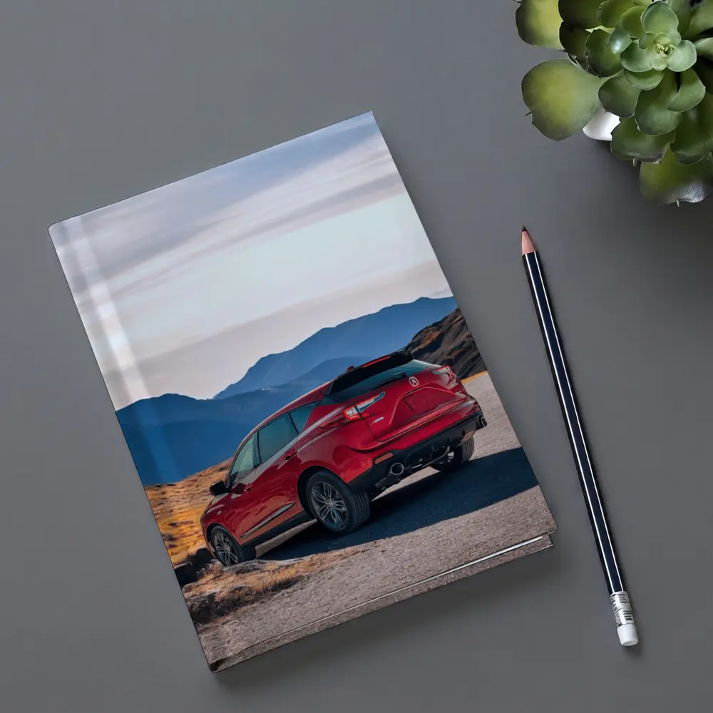 Acura RDX Red SUV Mountain Road – Notebooks