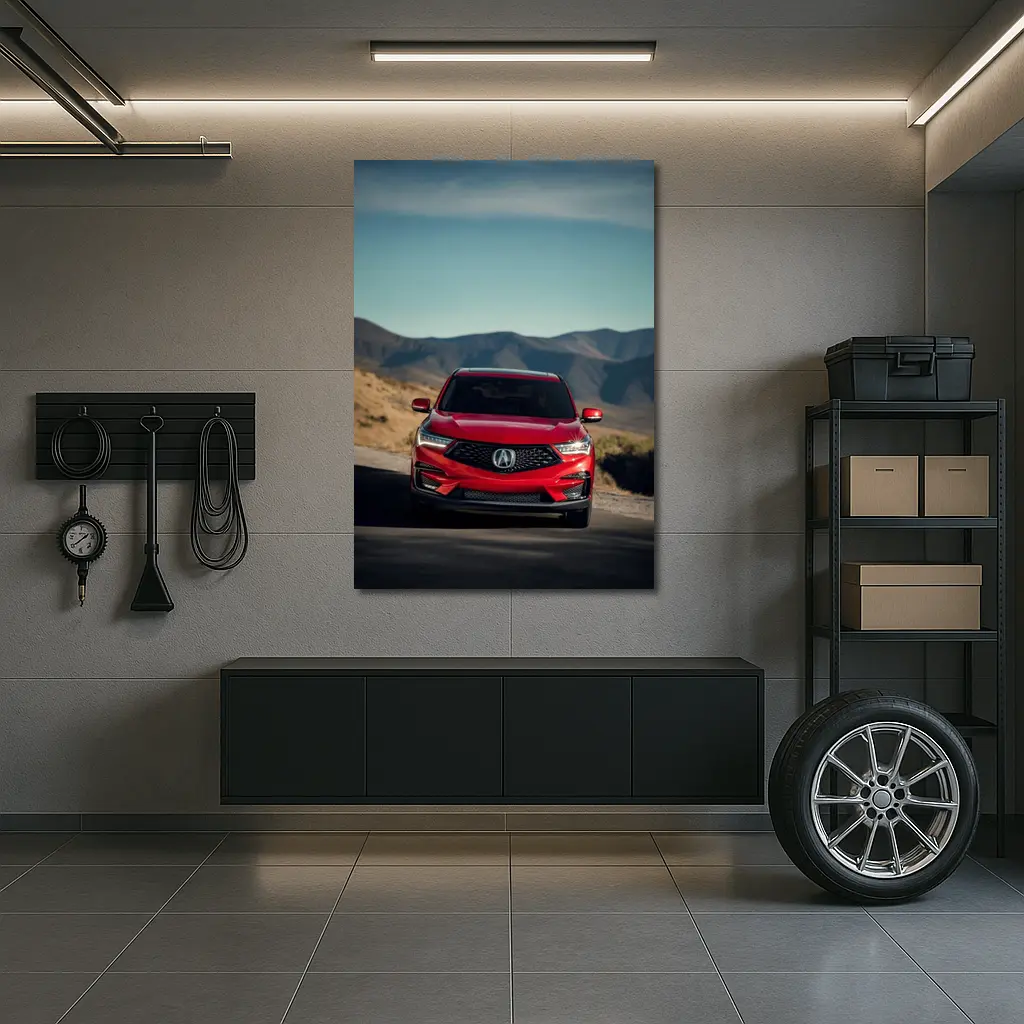 Acura RDX A-Spec Red Mountain Road – Wall Art
