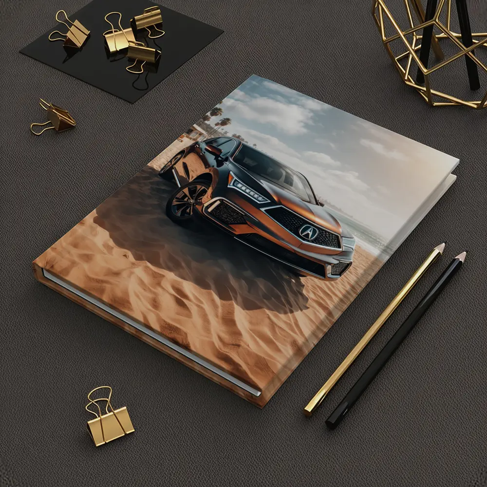 Acura RDX Parked On Sandy Beach – Notebooks