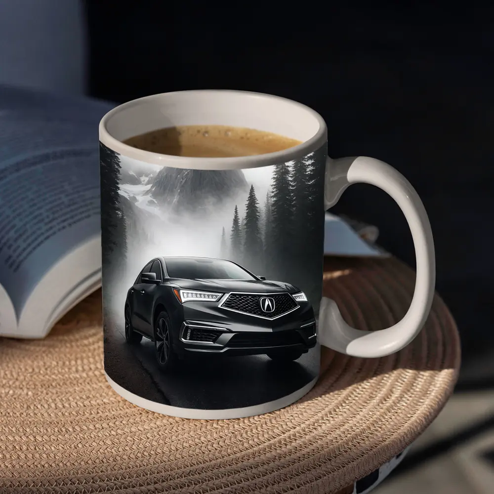 Acura RDX on Foggy Mountain Road – Mugs