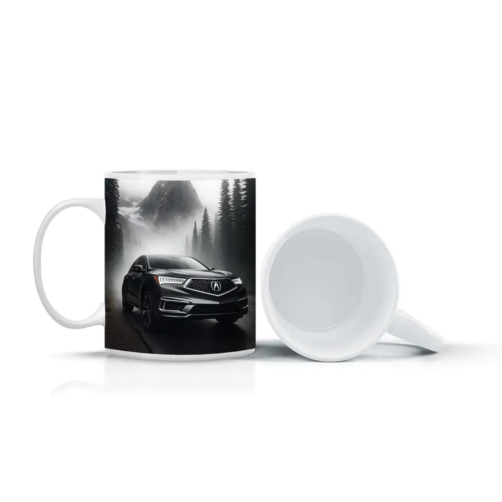 Acura RDX on Foggy Mountain Road – Mugs