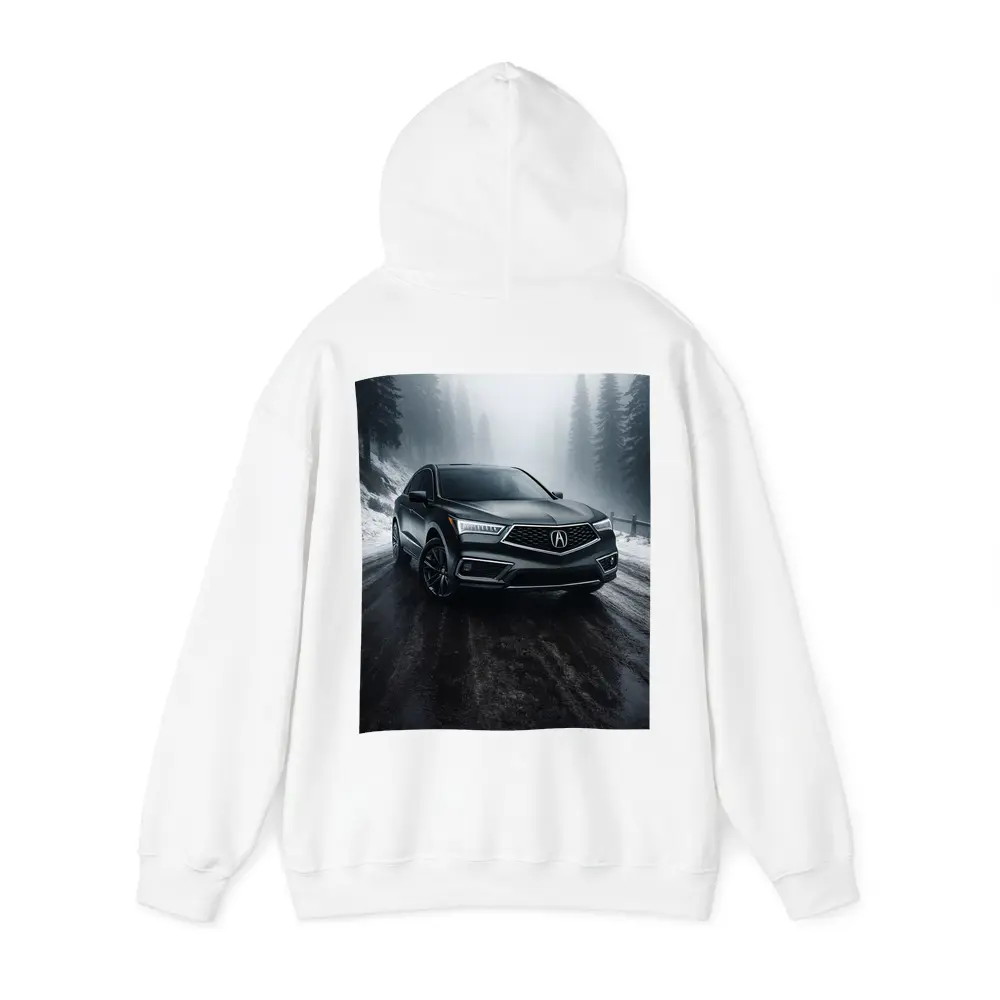 Acura RDX Dark Gray Misty Winter Road – Hoodies