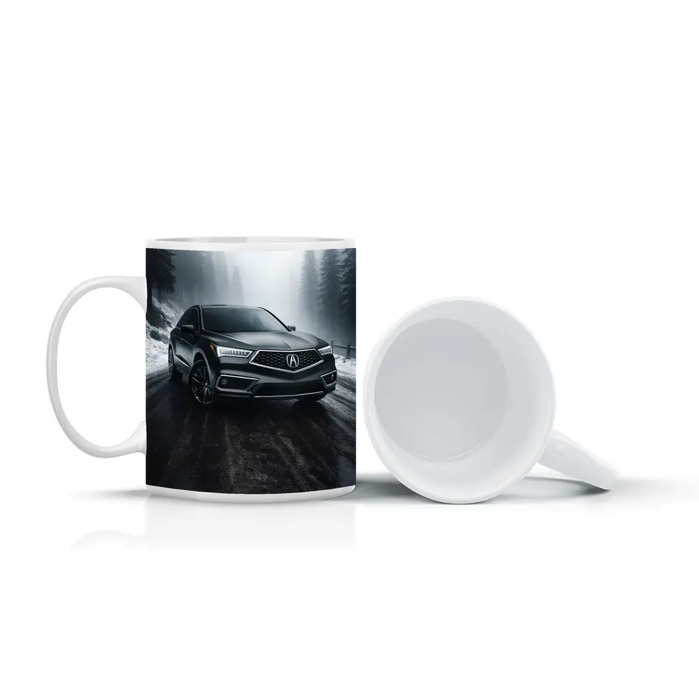 Acura RDX Dark Gray Misty Winter Road – Mugs