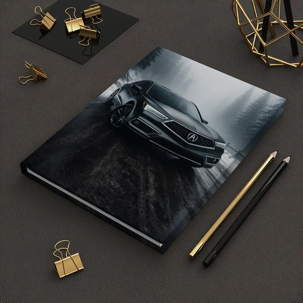 Acura RDX Dark Gray Misty Winter Road – Notebooks
