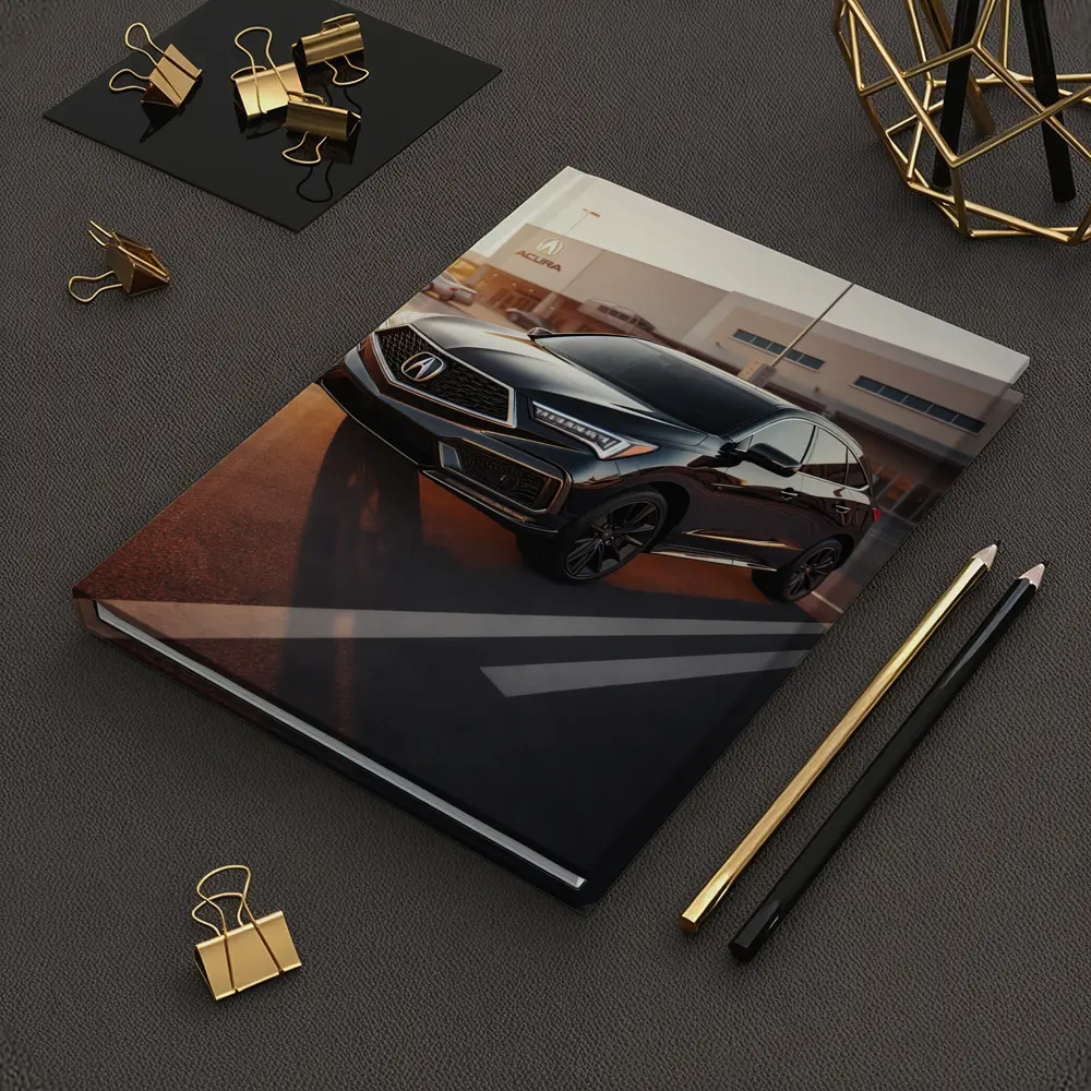 Acura RDX Parked Outside Dealership Sunset – Notebooks