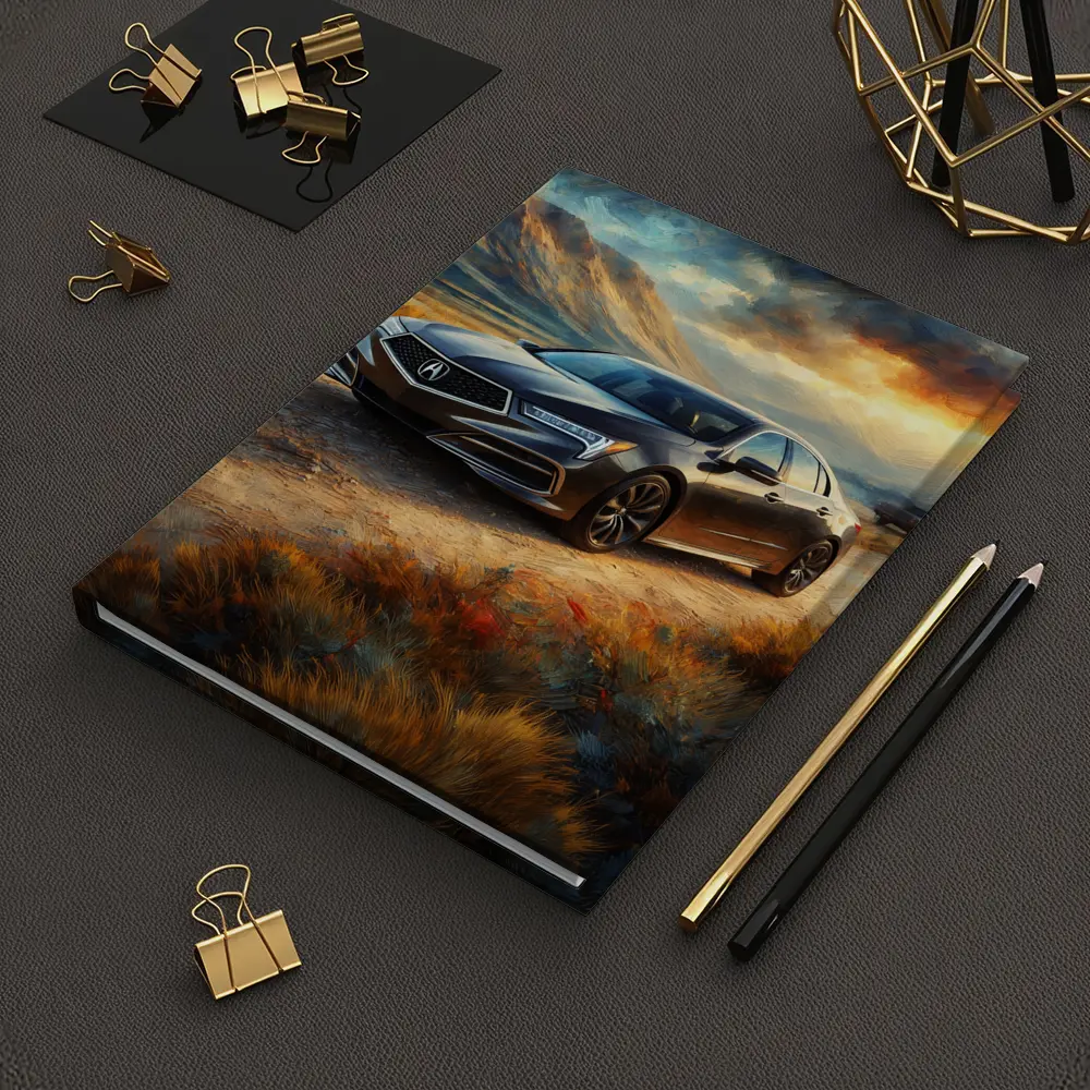Acura RL Impressionism Style Desert Landscape – Notebooks