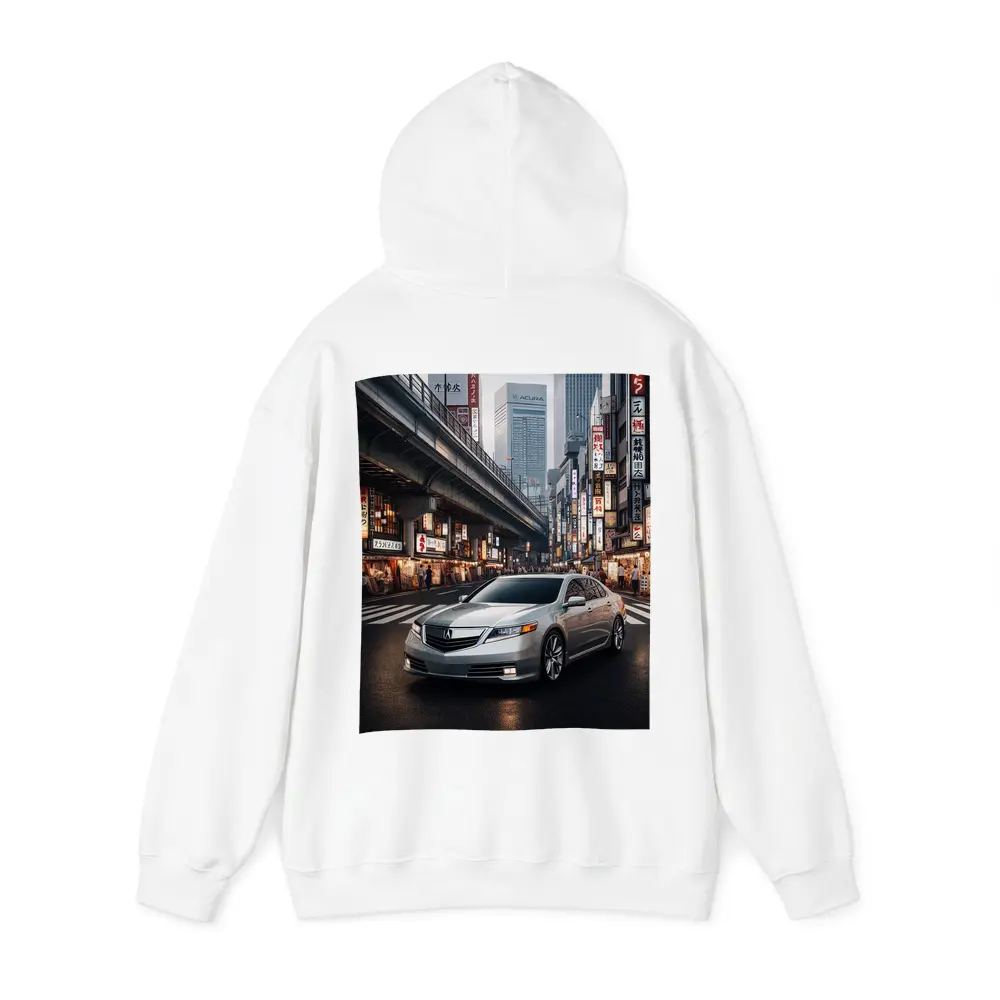 Acura TL Silver Sedan Tokyo City Streets – Hoodies