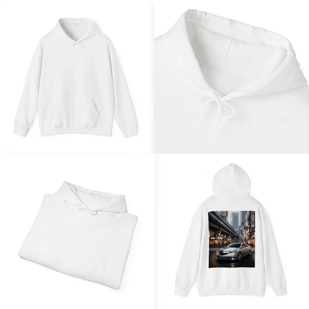 Acura TL Silver Sedan Tokyo City Streets – Hoodies