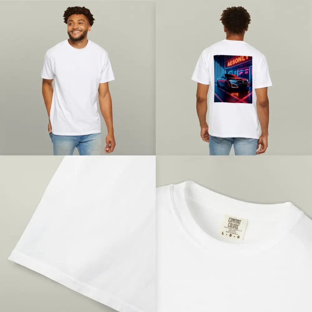 Acura RLX Neon Lit Night Scene – T-Shirts