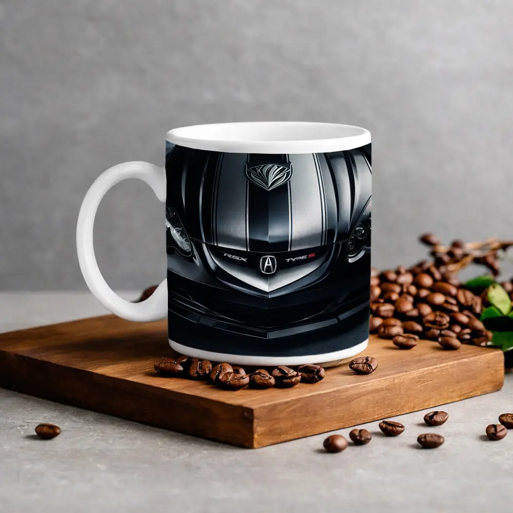 Acura RSX Type S Dark Hood Close Up – Mugs