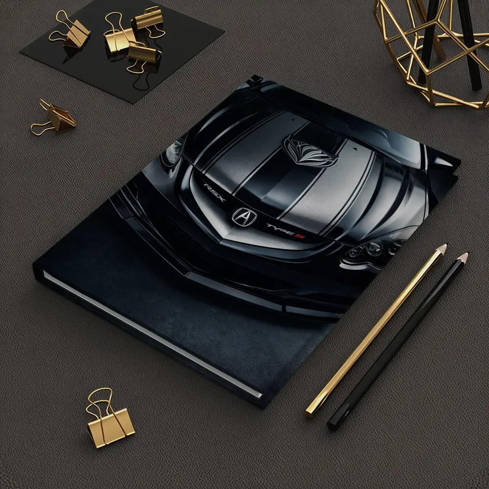 Acura RSX Type S Dark Hood Close Up – Notebooks