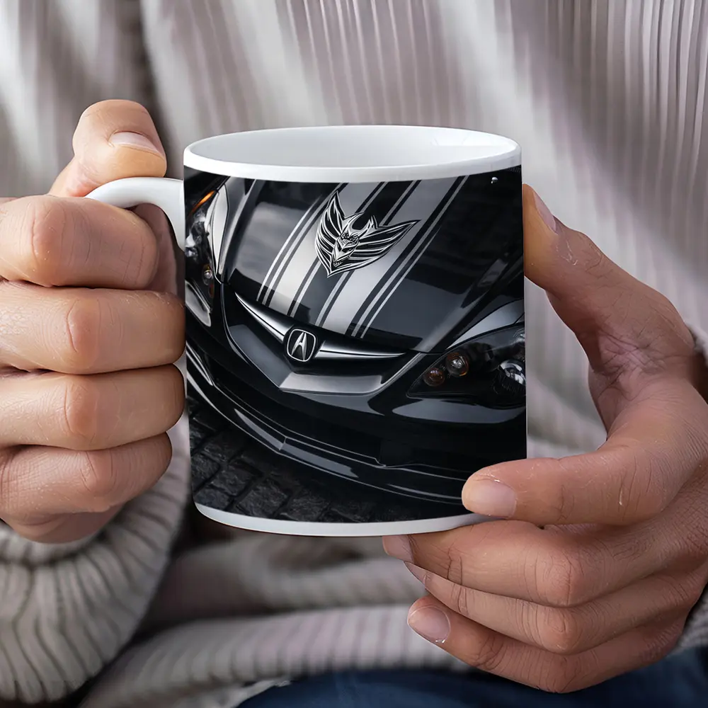 Acura RSX Black Hood Cobblestone Street – Mugs