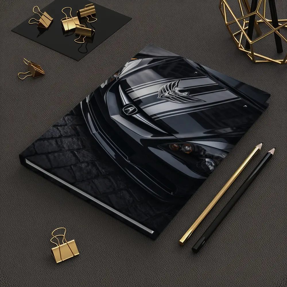 Acura RSX Black Hood Cobblestone Street – Notebooks