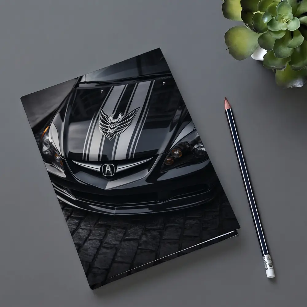 Acura RSX Black Hood Cobblestone Street – Notebooks