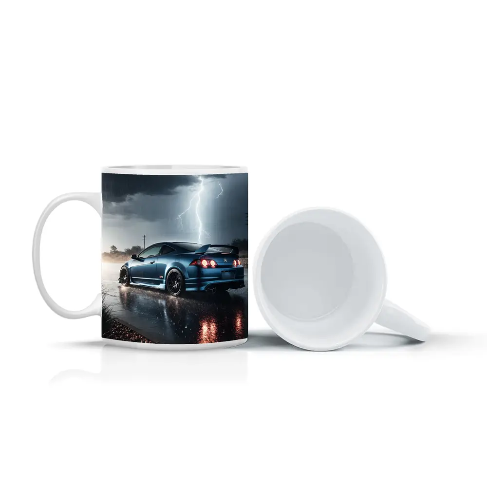 Acura RSX Blue Coupe Thunderstorm Rain – Mugs