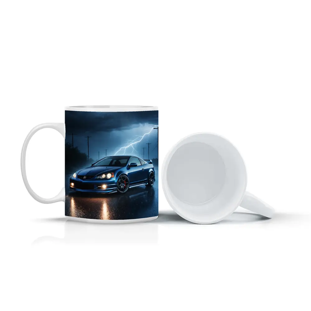 Acura RSX Blue Sports Car Stormy Night – Mugs