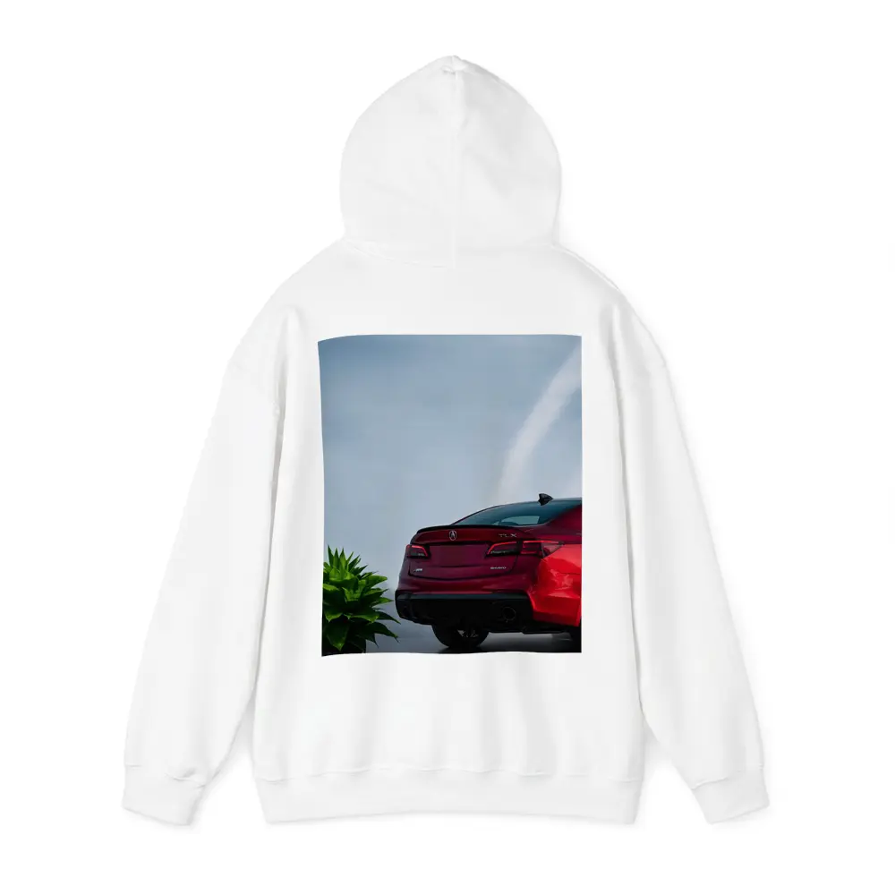 Acura TLX Red Sedan Studio Background – Hoodies