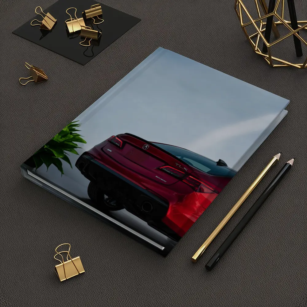 Acura TLX Red Sedan Studio Background – Notebooks