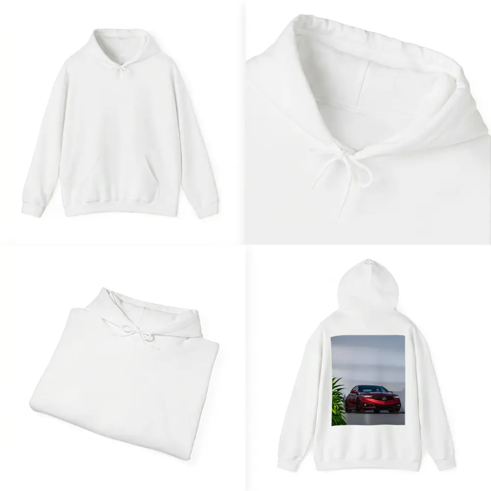 Acura TLX Red Sedan Studio Setting – Hoodies