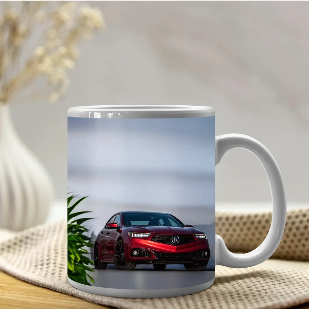 Acura TLX Red Sedan Studio Setting – Mugs